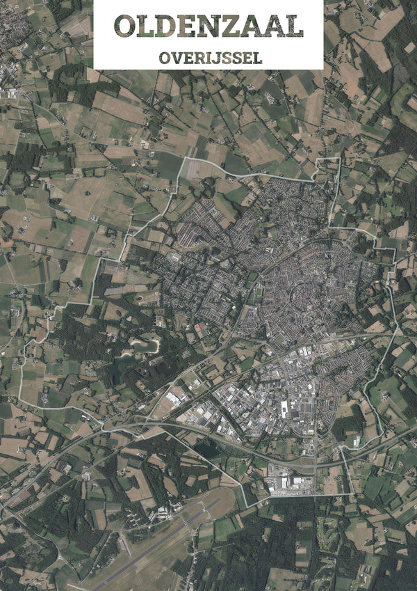 Luchtfoto van de gemeente Oldenzaal