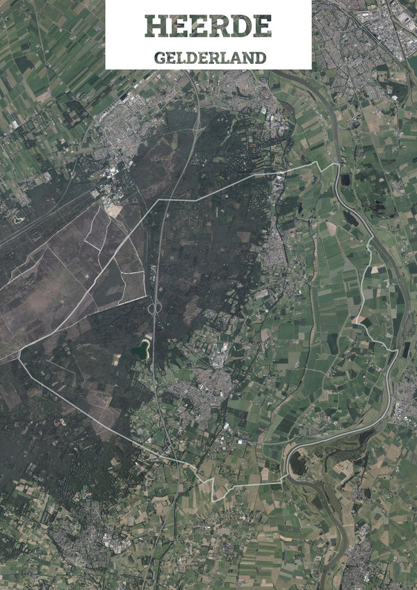 Luchtfoto van de gemeente Heerde