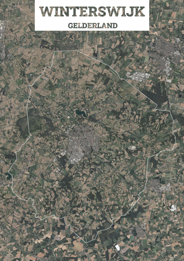 Luchtfoto van de gemeente Winterswijk