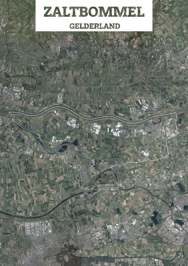 Luchtfoto van de gemeente Zaltbommel