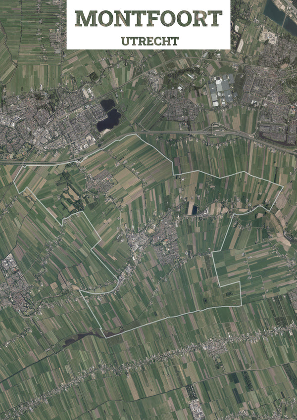 Luchtfoto van de gemeente Montfoort