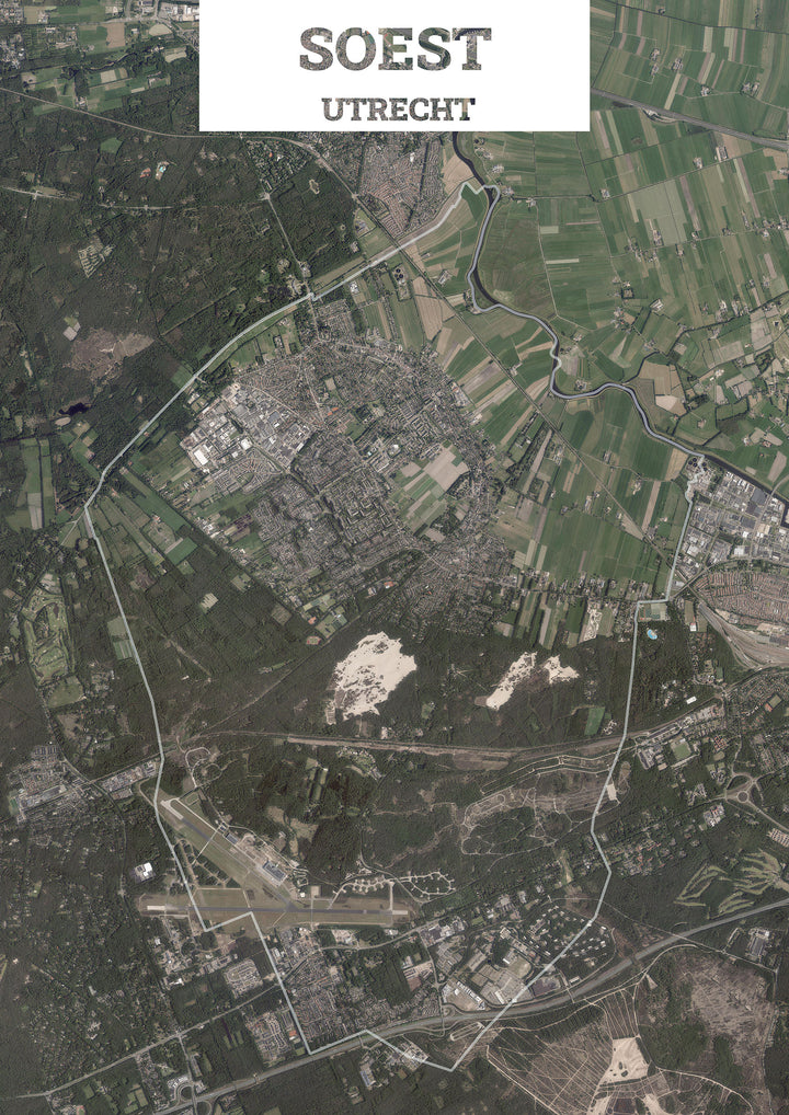 Luchtfoto van de gemeente Soest
