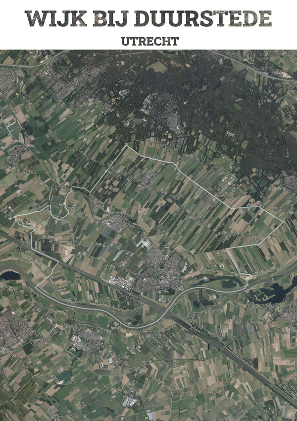 Luchtfoto van de gemeente Wijk bij Duurstede