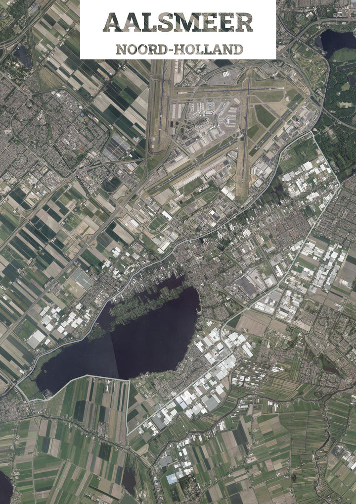 Luchtfoto van de gemeente Aalsmeer