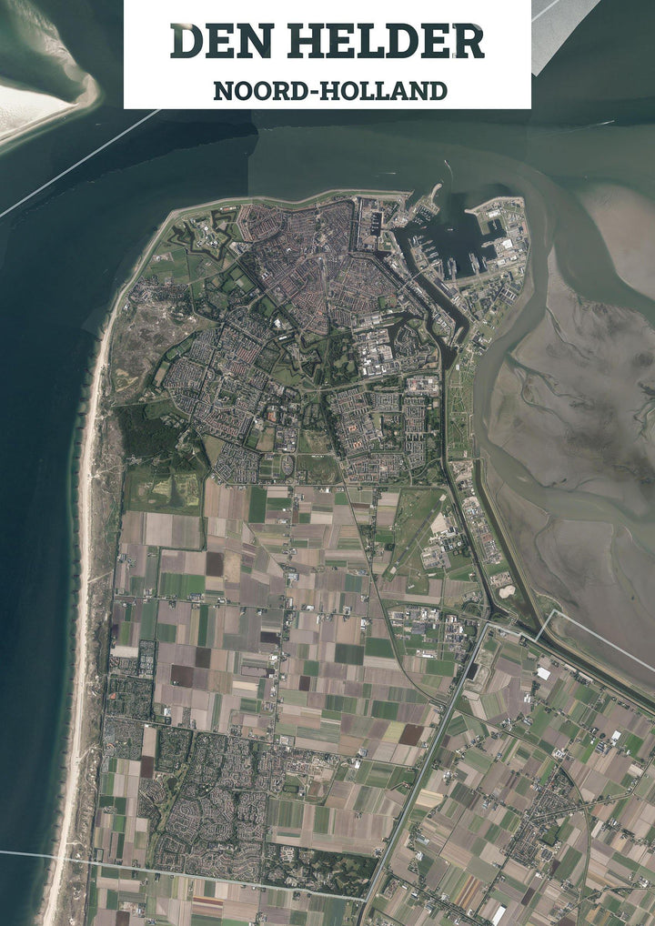 Luchtfoto van de gemeente Den Helder