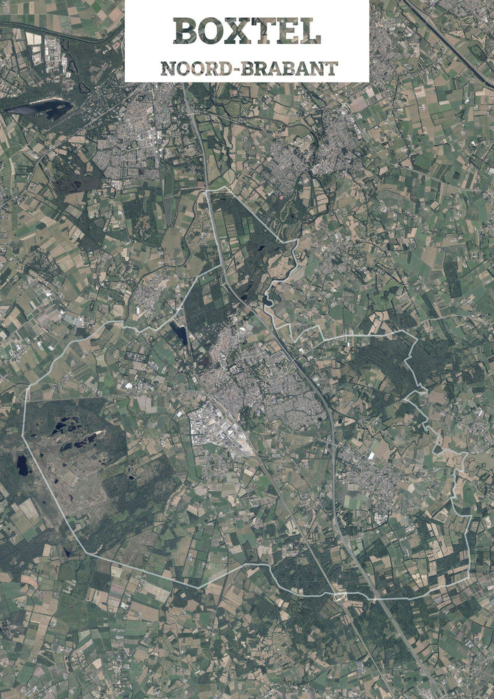 Luchtfoto van de gemeente Boxtel