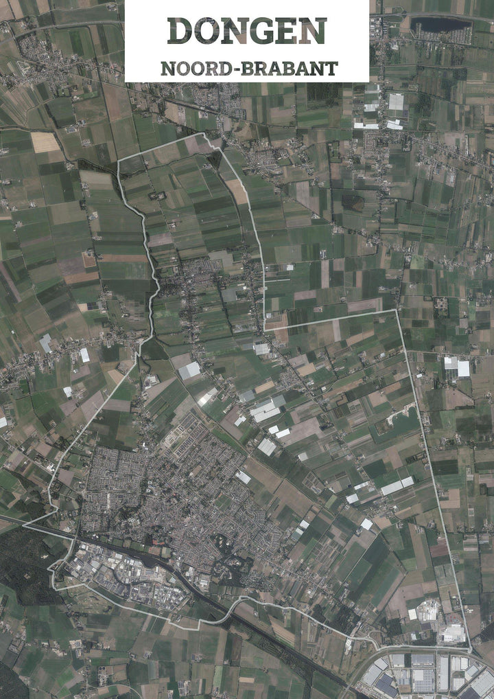 Luchtfoto van de gemeente Dongen