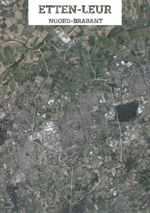 Luchtfoto van de gemeente Etten-Leur