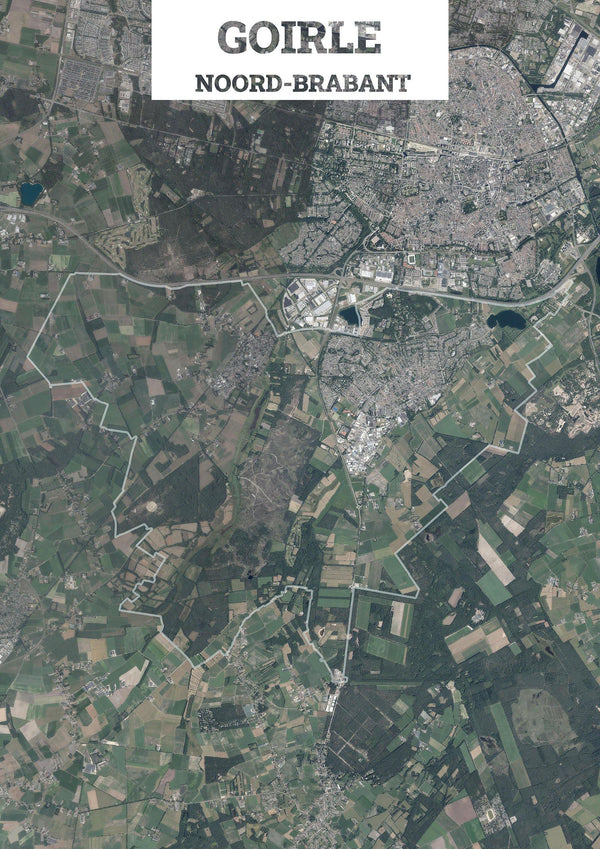 Luchtfoto van de gemeente Goirle