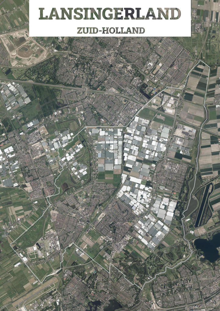 Luchtfoto van de gemeente Lansingerland