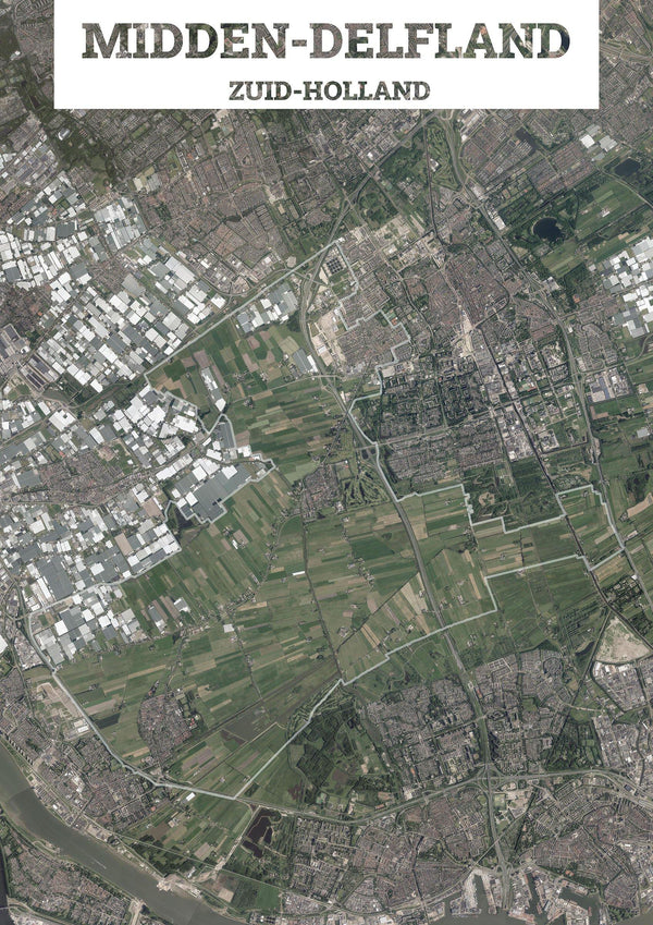 Luchtfoto van de gemeente Midden-Delfland