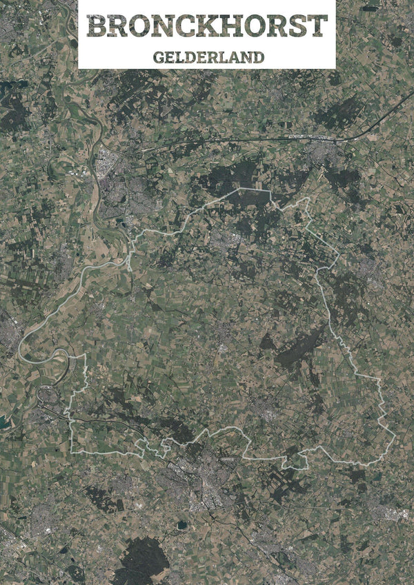 Luchtfoto van de gemeente Bronckhorst