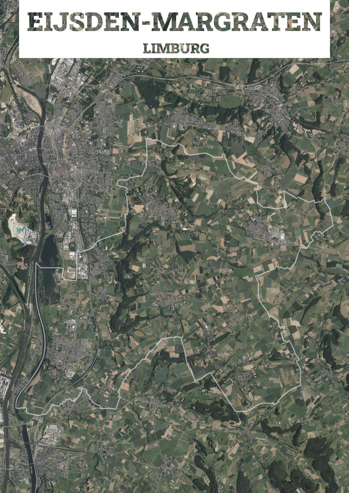 Luchtfoto van de gemeente Eijsden-Margraten