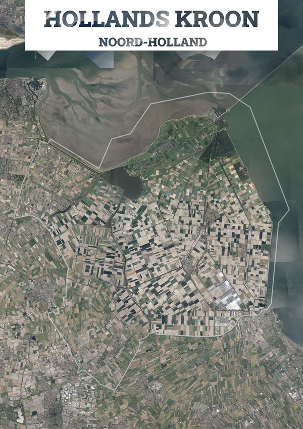 Luchtfoto van de gemeente Hollands Kroon