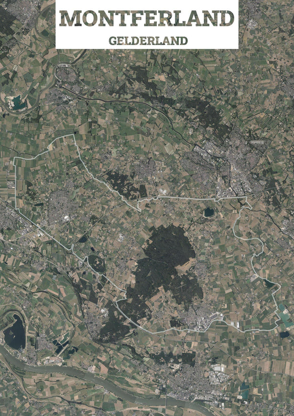 Luchtfoto van de gemeente Montferland