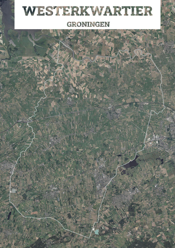 Luchtfoto van de gemeente Westerkwartier