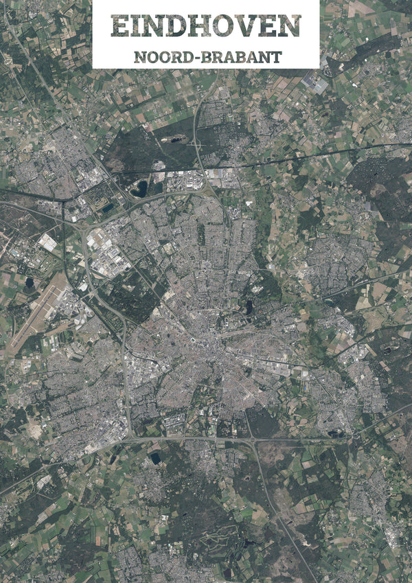 Luchtfoto van Eindhoven