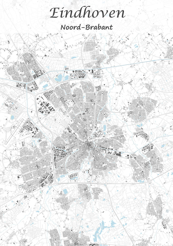 Stadskaart van Eindhoven