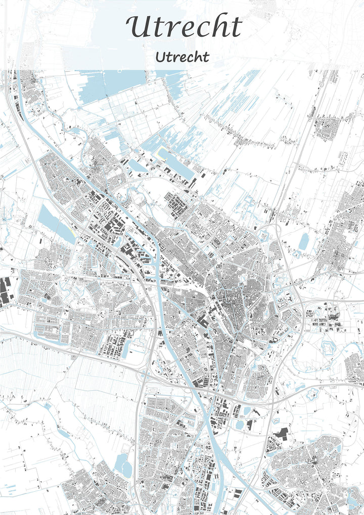 Stadskaart van Utrecht