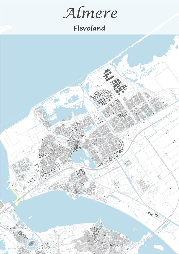 Stadskaart van Almere