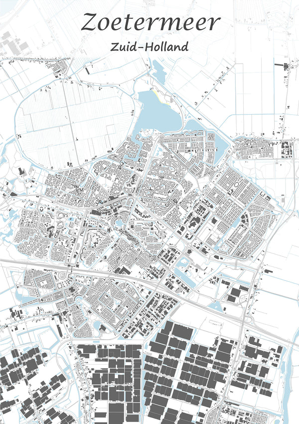 Stadskaart van Zoetermeer