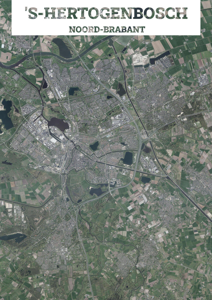 Luchtfoto van 's-Hertogenbosch