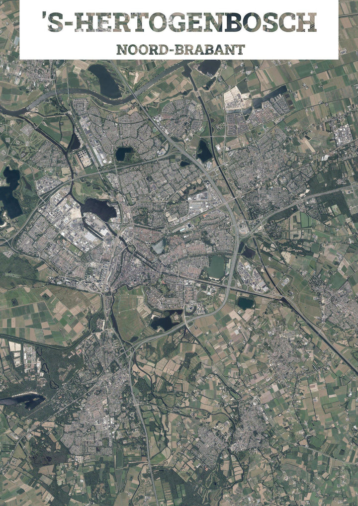 Luchtfoto van 's-Hertogenbosch