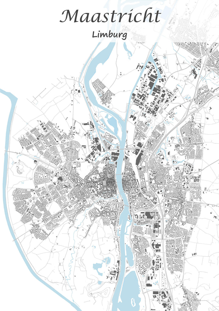 Stadskaart van Maastricht
