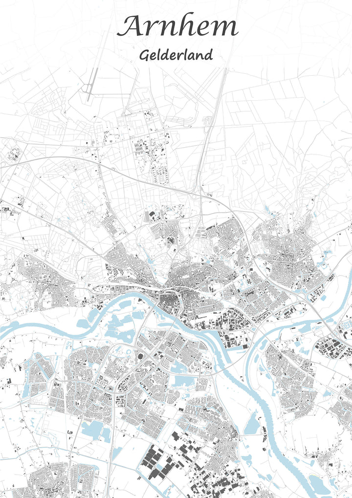 Stadskaart van Arnhem
