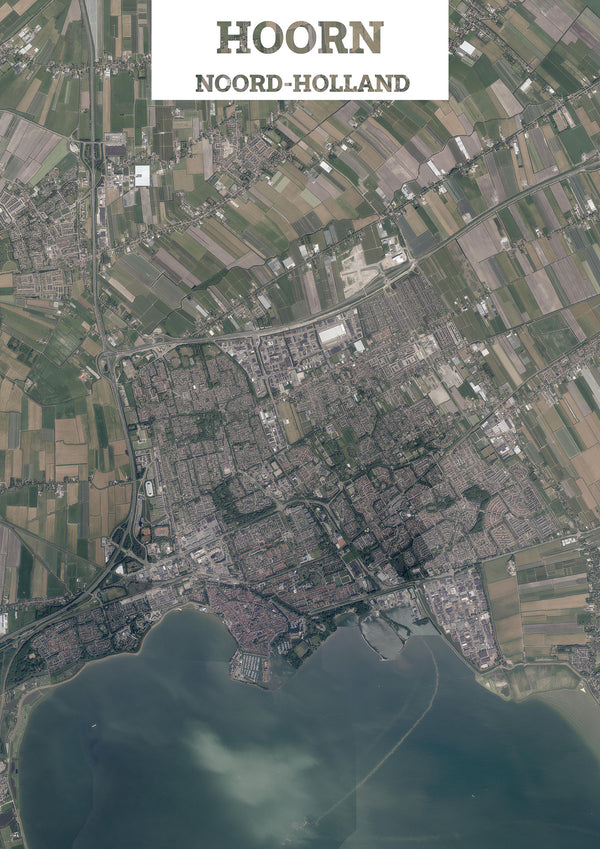 Luchtfoto van Hoorn