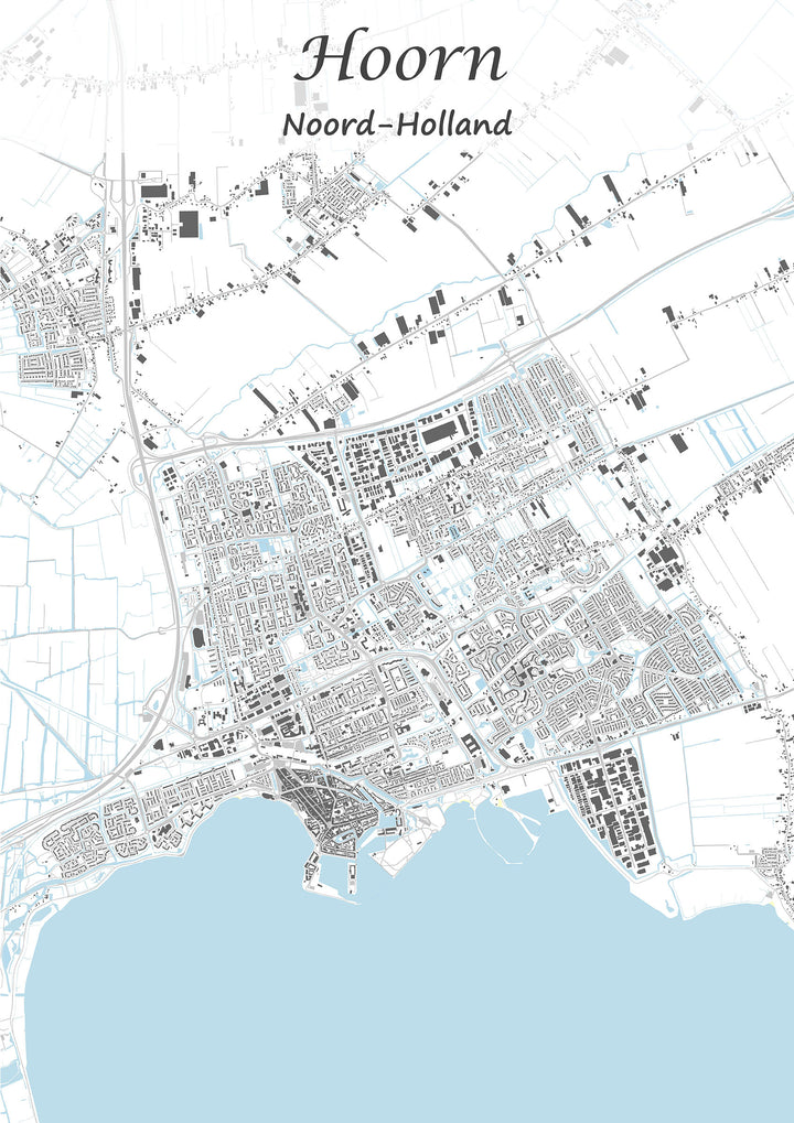 Stadskaart van Hoorn