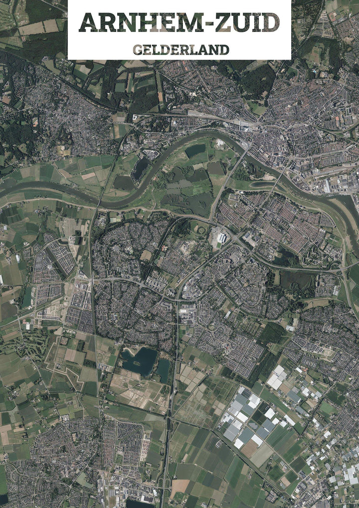 Luchtfoto van Arnhem-Zuid