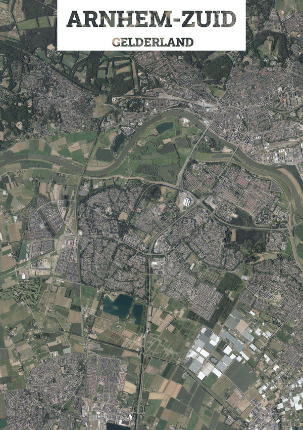 Luchtfoto van Arnhem-Zuid