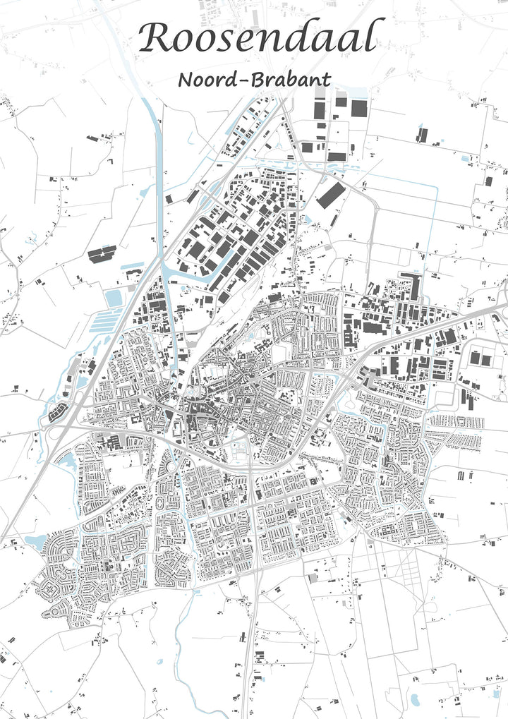 Stadskaart van Roosendaal