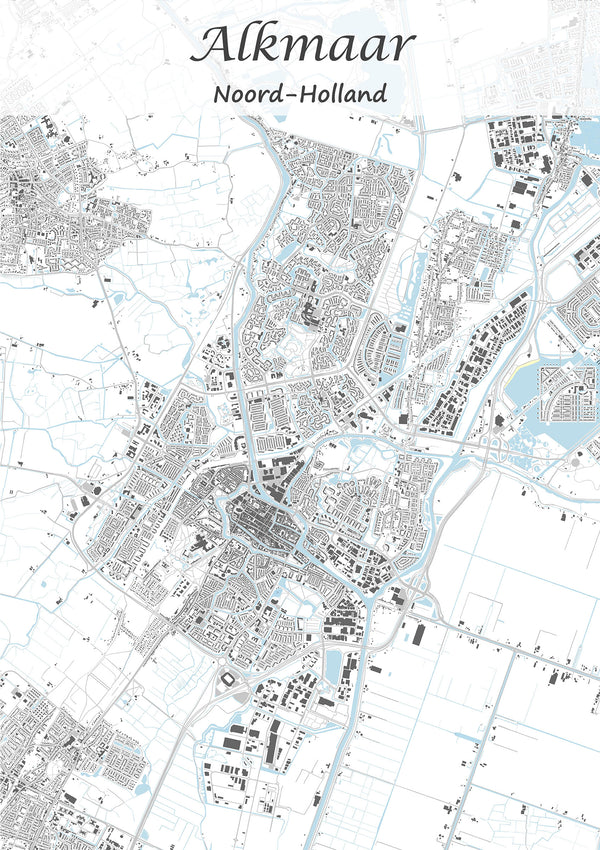 Stadskaart van Alkmaar