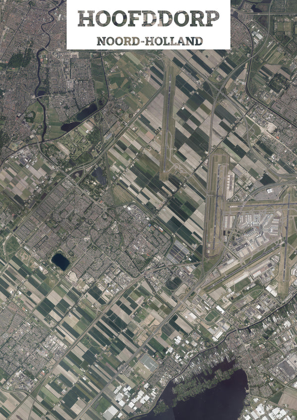 Luchtfoto van Hoofddorp