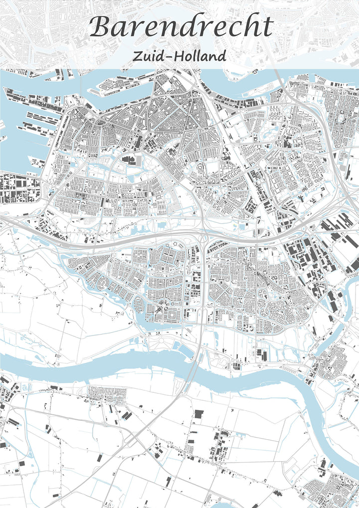 Stadskaart van Barendrecht