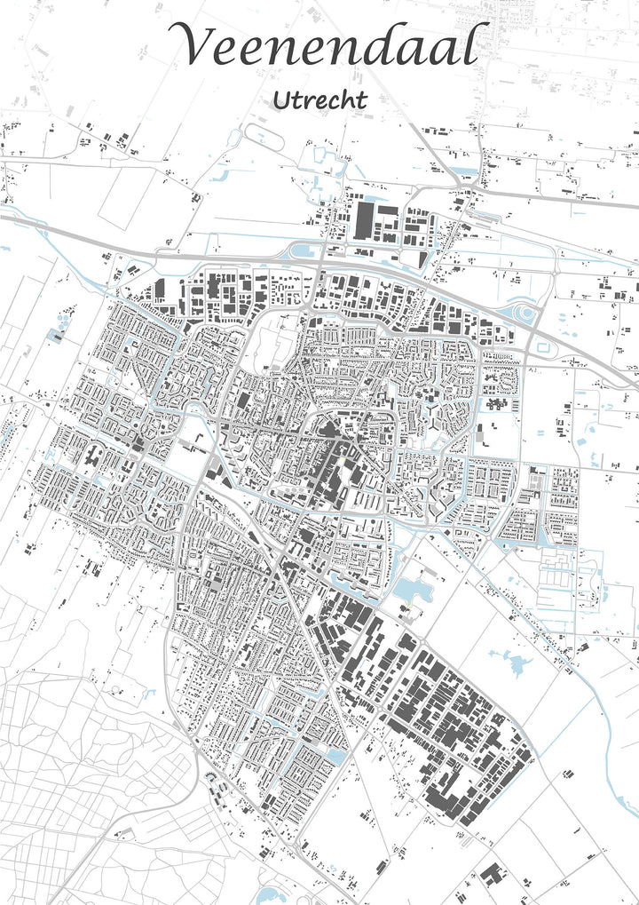 Stadskaart van Veenendaal