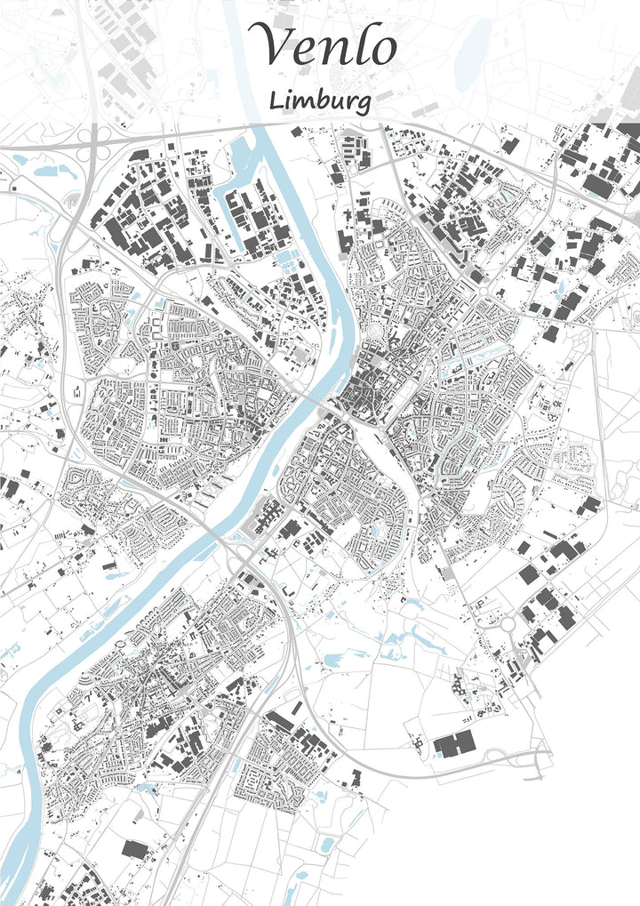 Stadskaart van Venlo