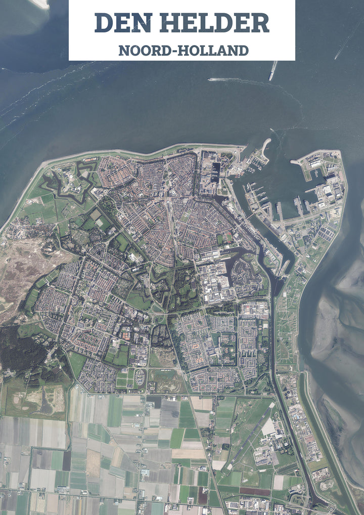 Luchtfoto van Den Helder
