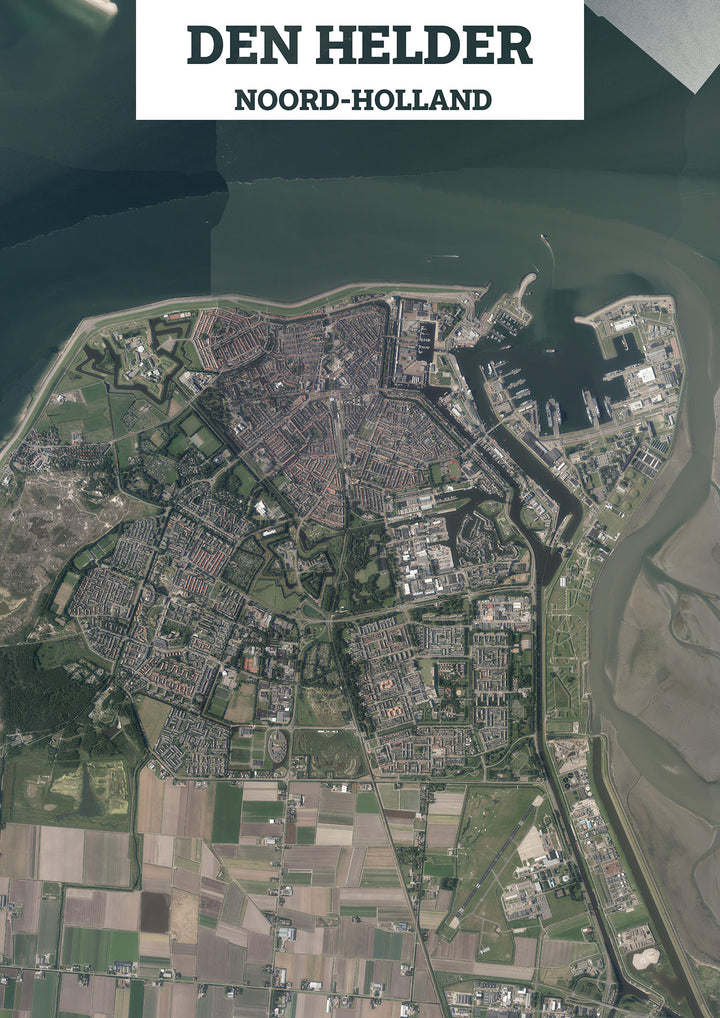 Luchtfoto van Den Helder