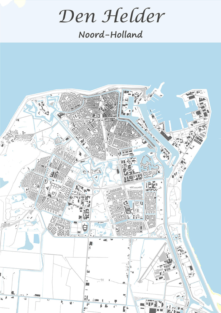 Stadskaart van Den Helder