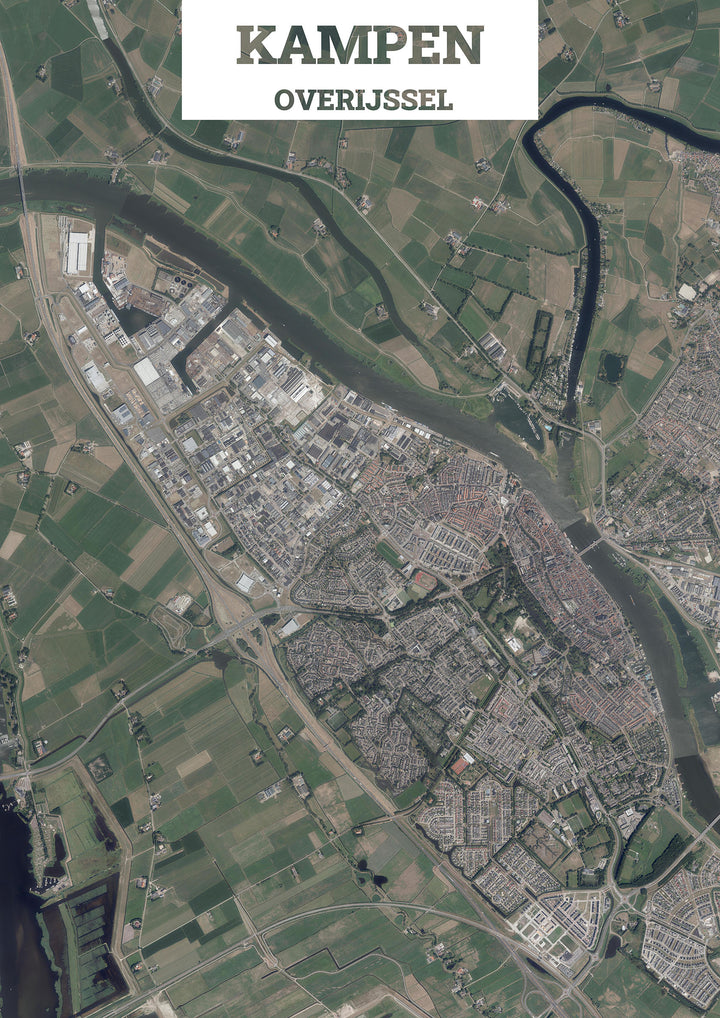 Luchtfoto van Kampen