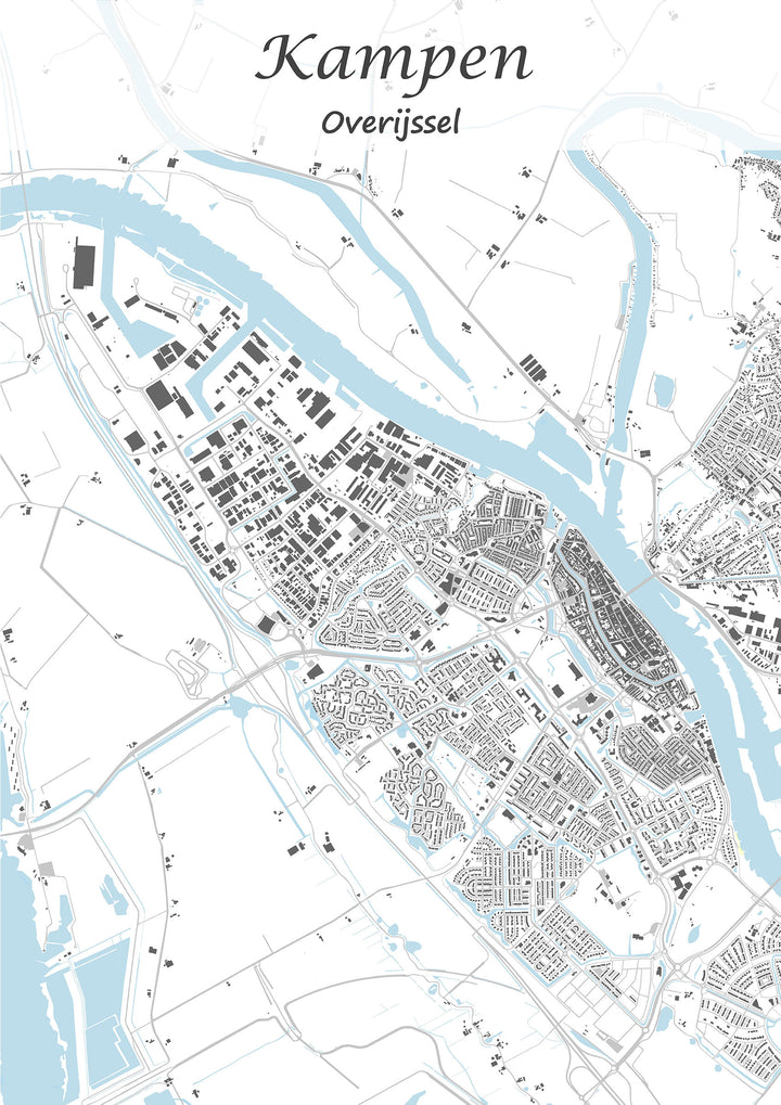 Stadskaart van Kampen