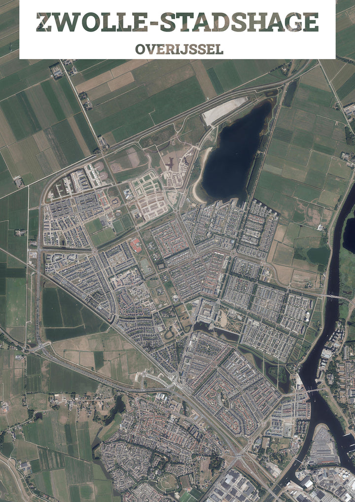 Luchtfoto van Zwolle-Stadshage