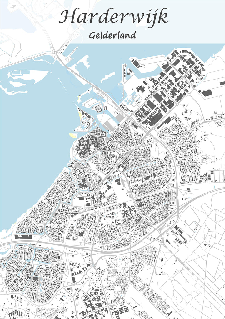Stadskaart van Harderwijk