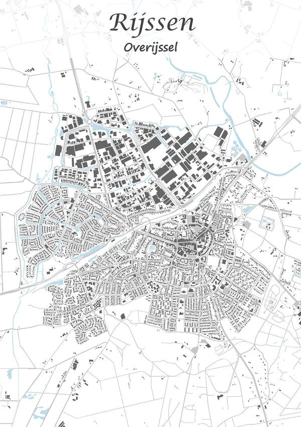 Stadskaart van Rijssen