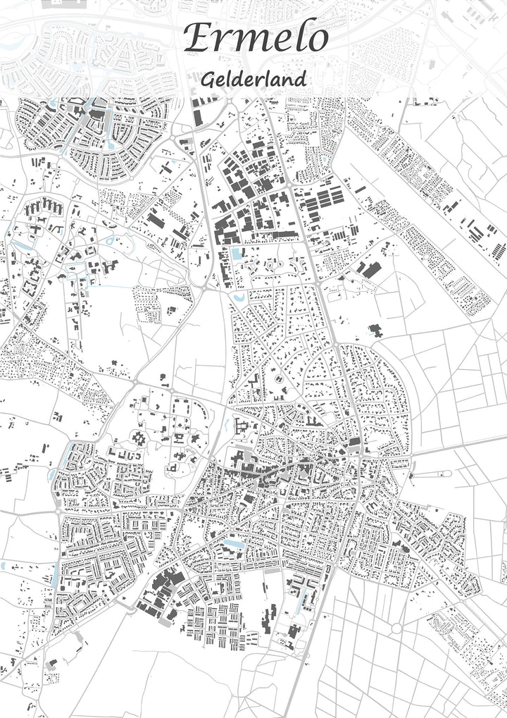 Stadskaart van Ermelo