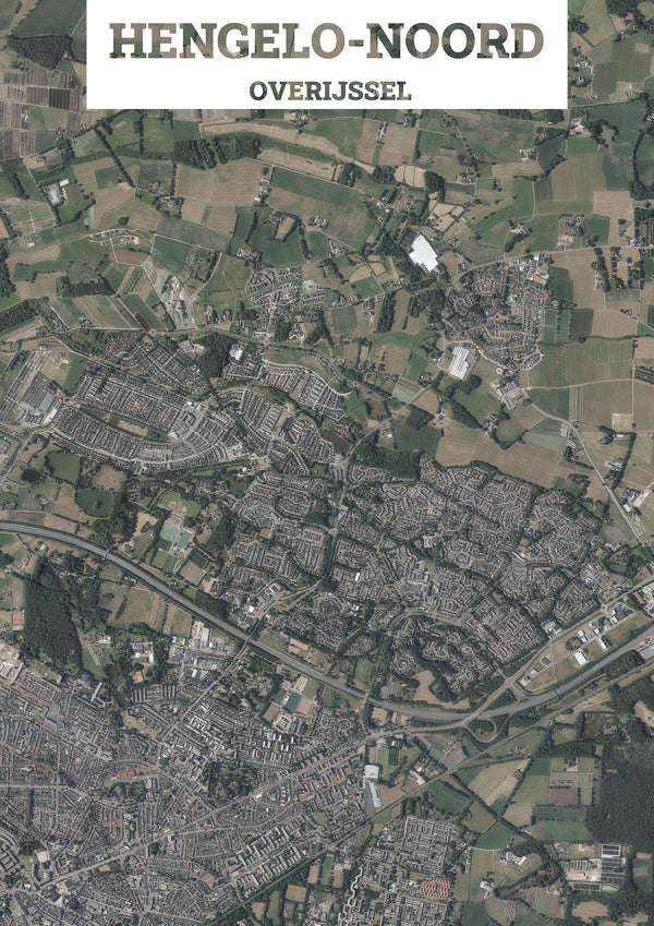Luchtfoto van Hengelo-Noord