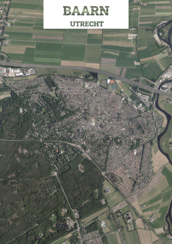 Luchtfoto van Baarn